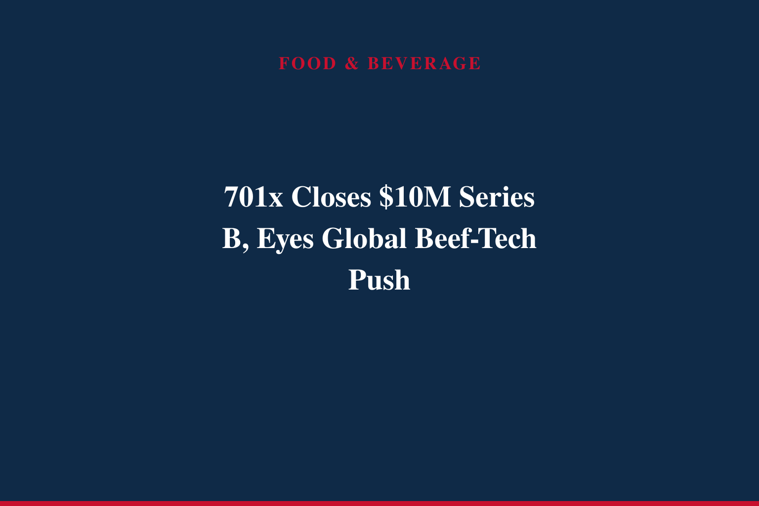701x Closes Oversubscribed Series B and Launches Global Expansion