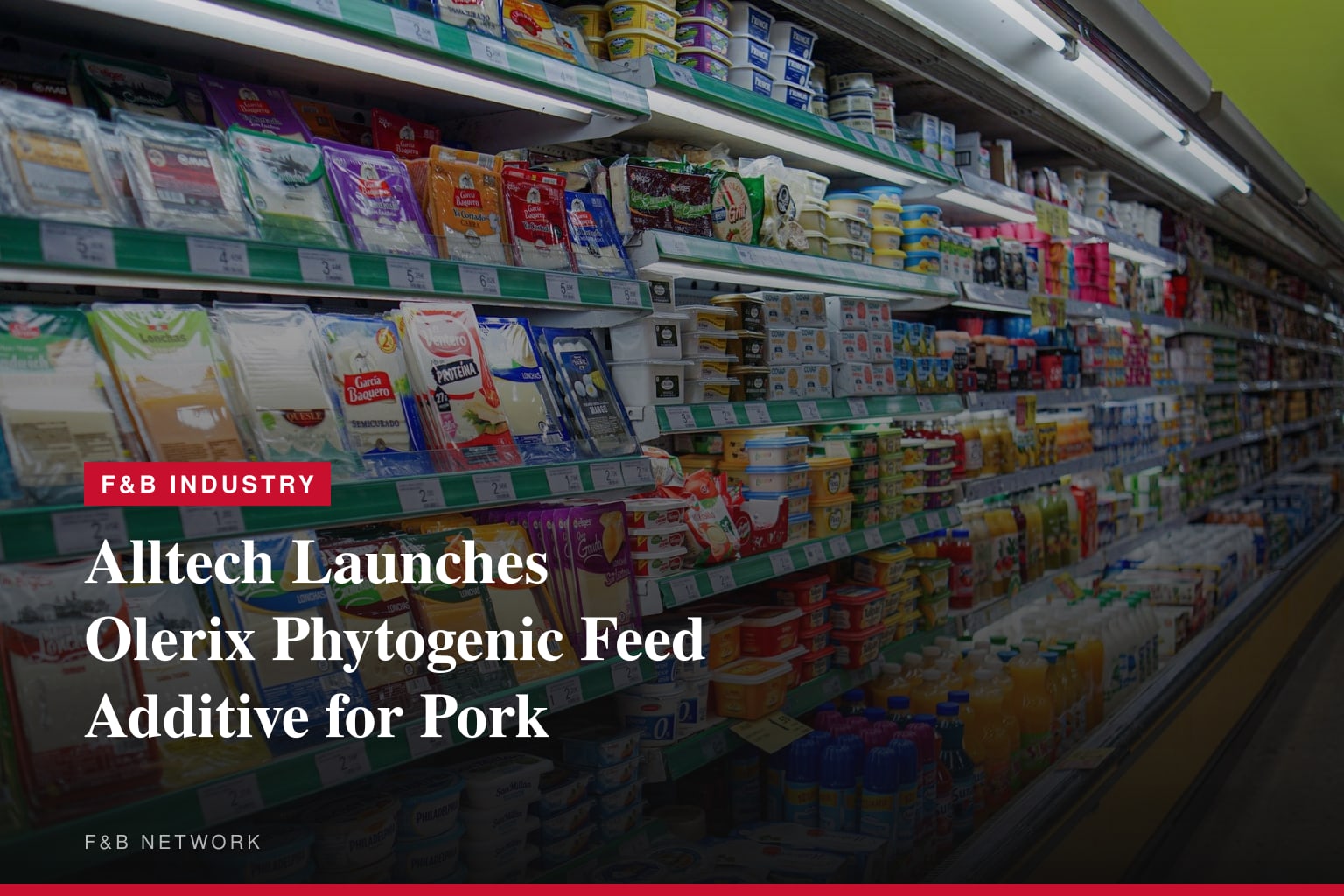 Alltech introduces Olerix, a new solution designed to deliver efficient growth and feed performance in modern pork production