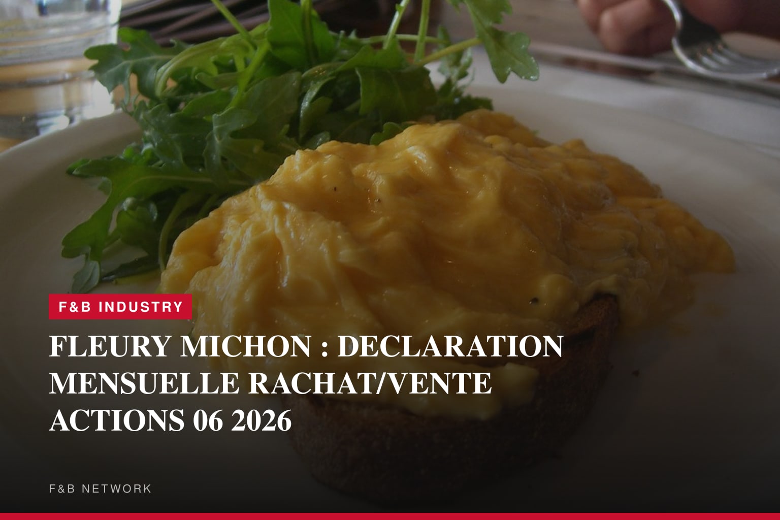 FLEURY MICHON : DECLARATION MENSUELLE RACHAT/VENTE ACTIONS 06 2026