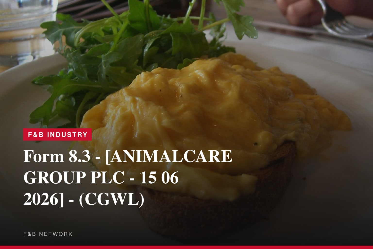 Form 8.3 - [ANIMALCARE GROUP PLC - 15 06 2026] - (CGWL)