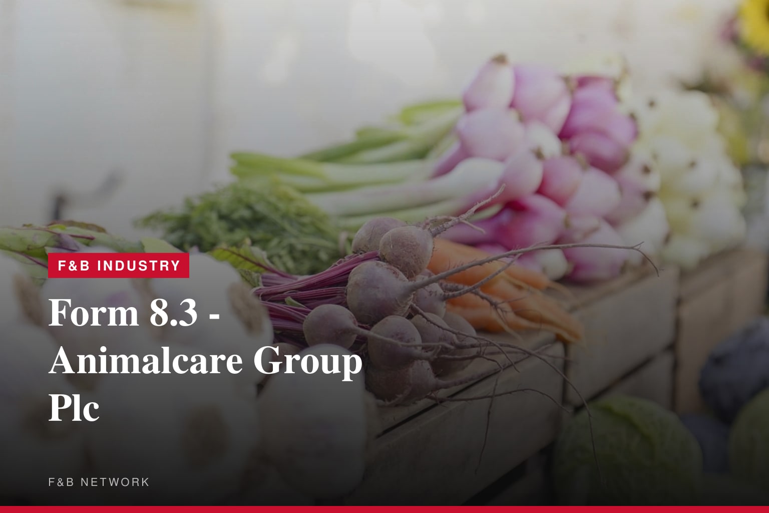Form 8.3 - Animalcare Group Plc