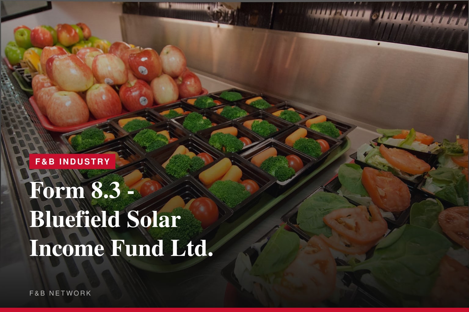 Form 8.3 - Bluefield Solar Income Fund Ltd.