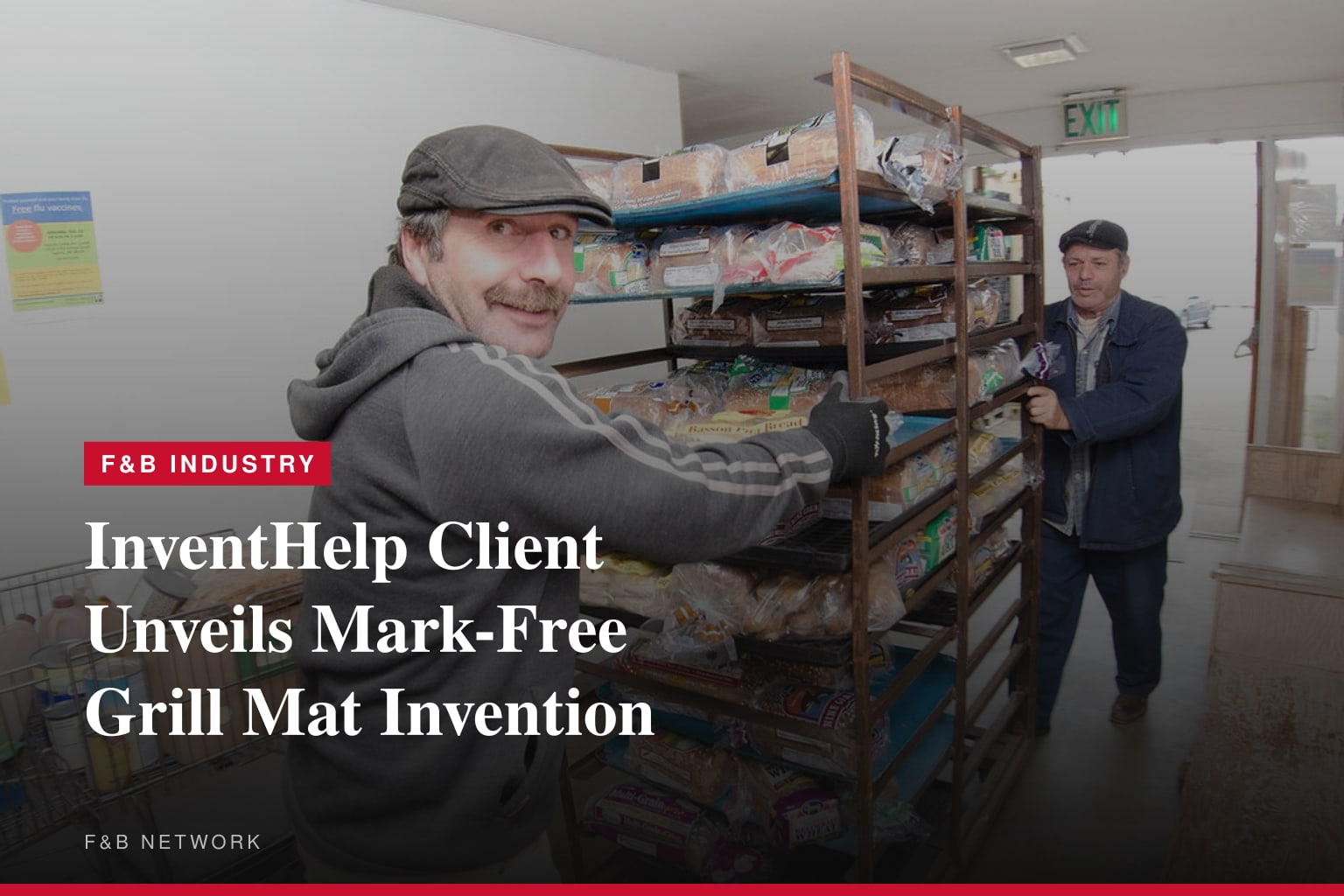 An InventHelp 123Invent Client Develops Specially Designed Grill Mat (HOF-903)
