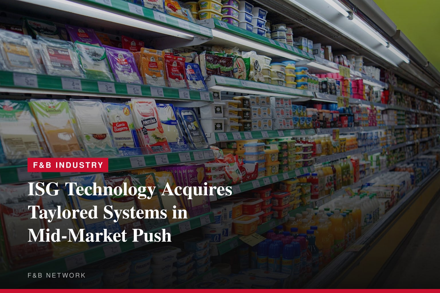 ISG Technology Announces Strategic Acquisition of Taylored Systems