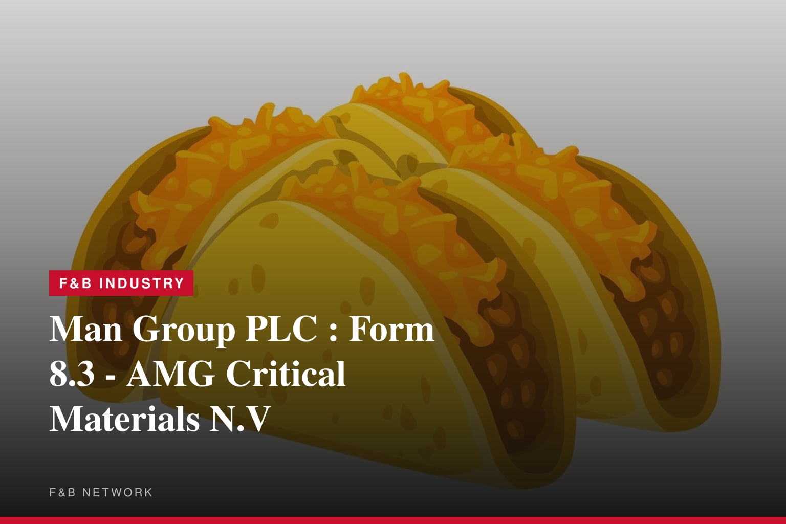 Man Group PLC : Form 8.3 - AMG Critical Materials N.V