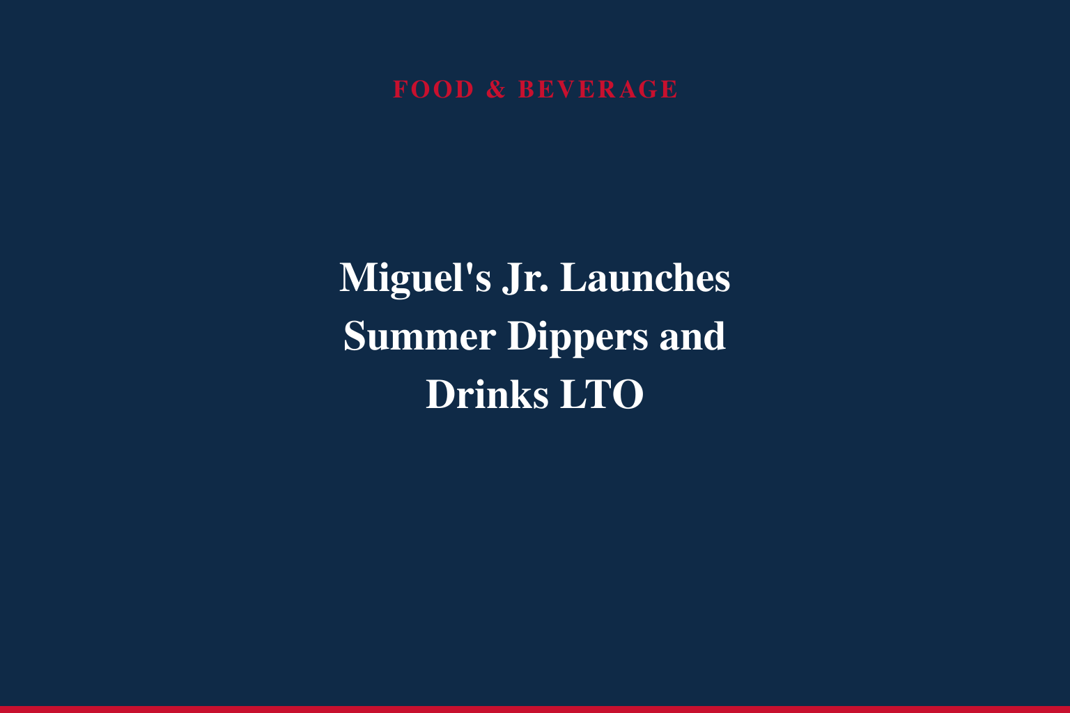 Dunk Into New Handheld Dippers &amp; Drinks For Summer
