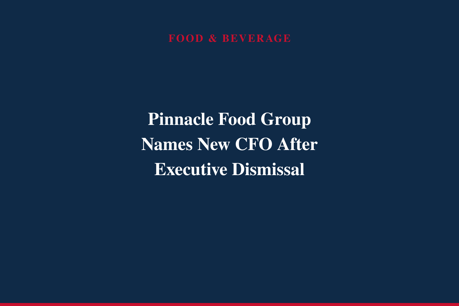 Pinnacle Food Group Limited Appoints Dr. Yunhao Chen as Chief Financial Officer
