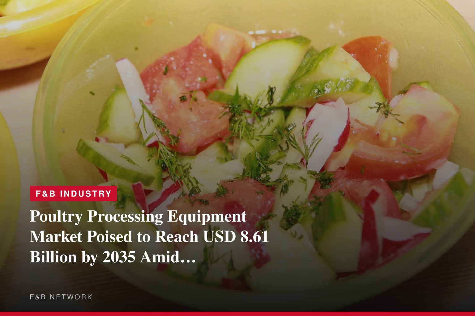 Poultry Processing Equipment Market Poised to Reach USD 8.61 Billion by 2035 Amid Rising Demand for Processed Poultry Products
