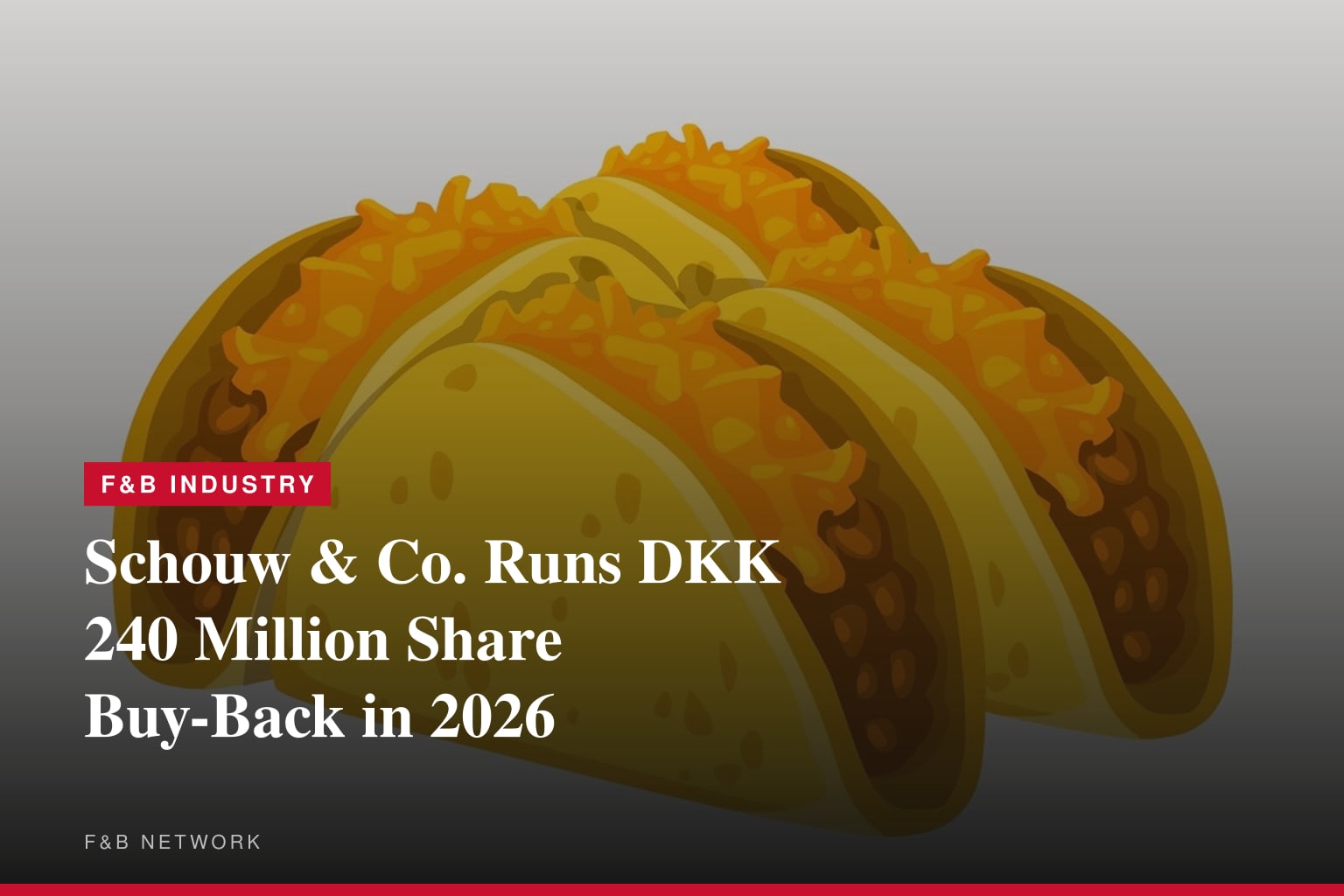 Schouw & Co. share buy-back programme, week 23 2026 